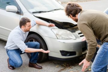 Two men in a car accident in Roanoke, Virginia.