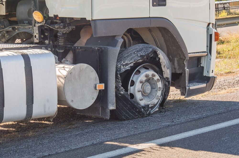 Virginia Truck Accidents – Brake and Tire Failure